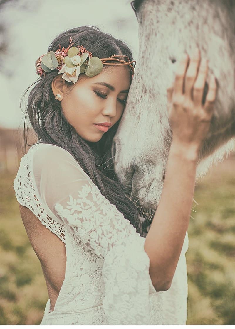 Graceful Boho Bride By Claudia Gerhard Of 70 Millimeter Amber Muse Fine Art Wedding Blog